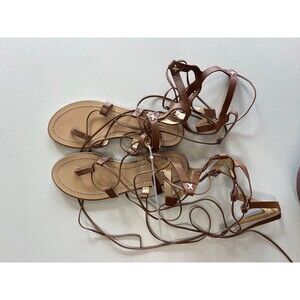 LeSwim Brown Gladiator Sandals 7.5 Women’s